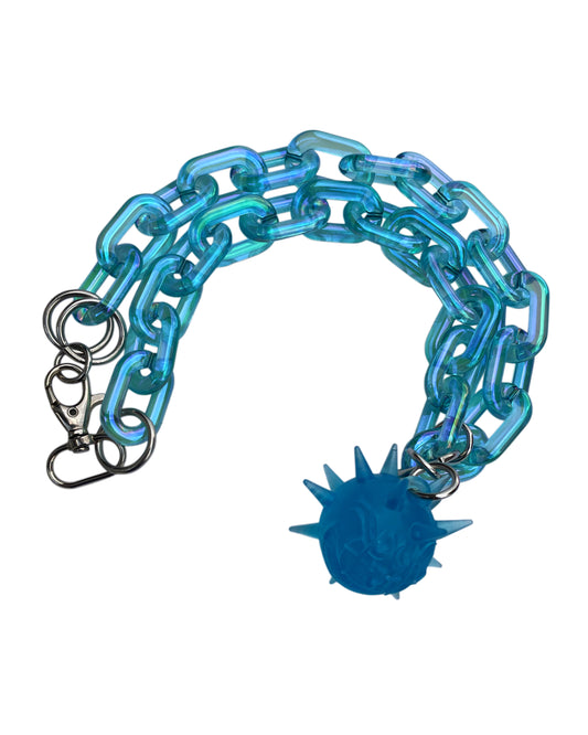 Collar Fractadelico Azul