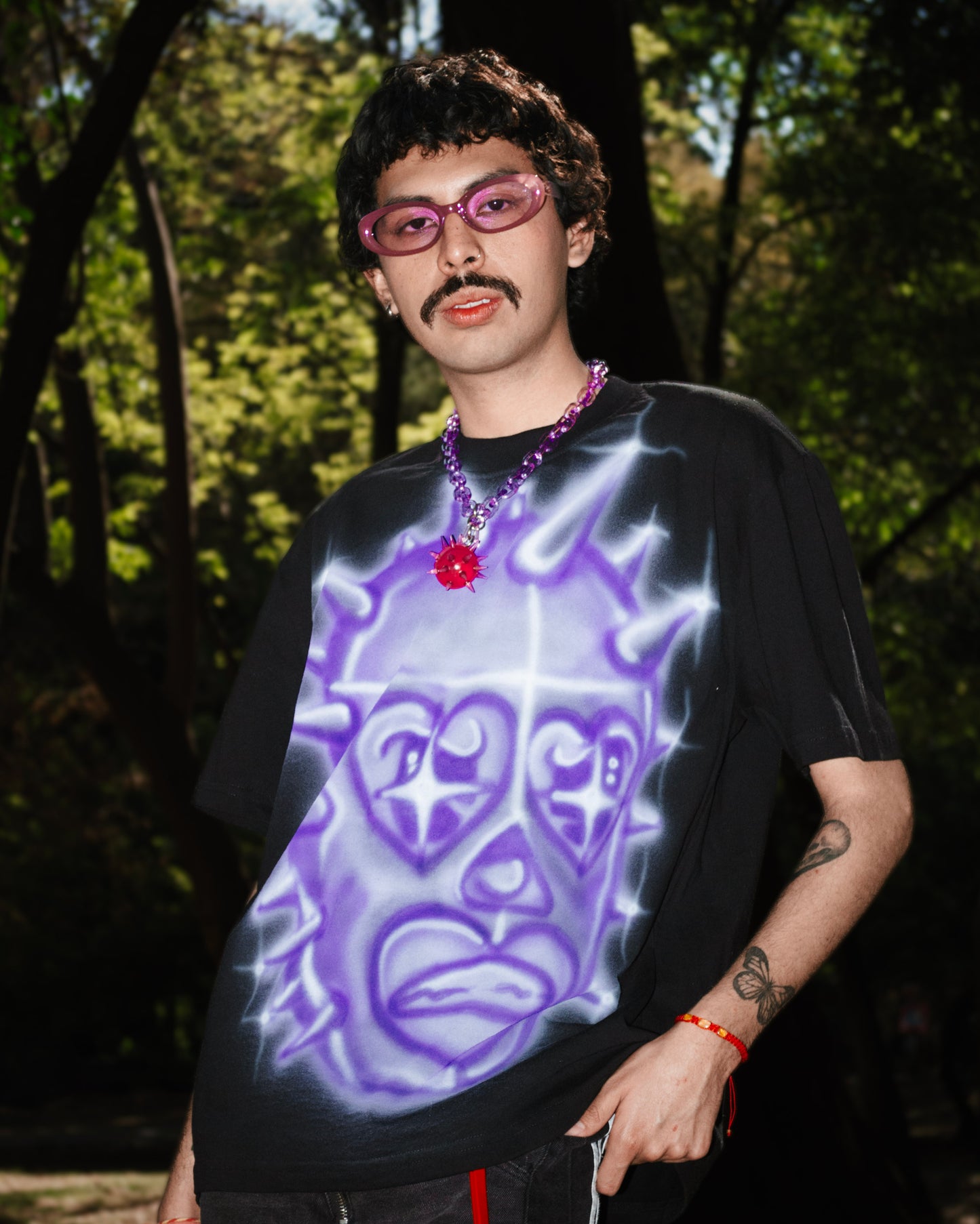 Playera Máscara Fractadelico