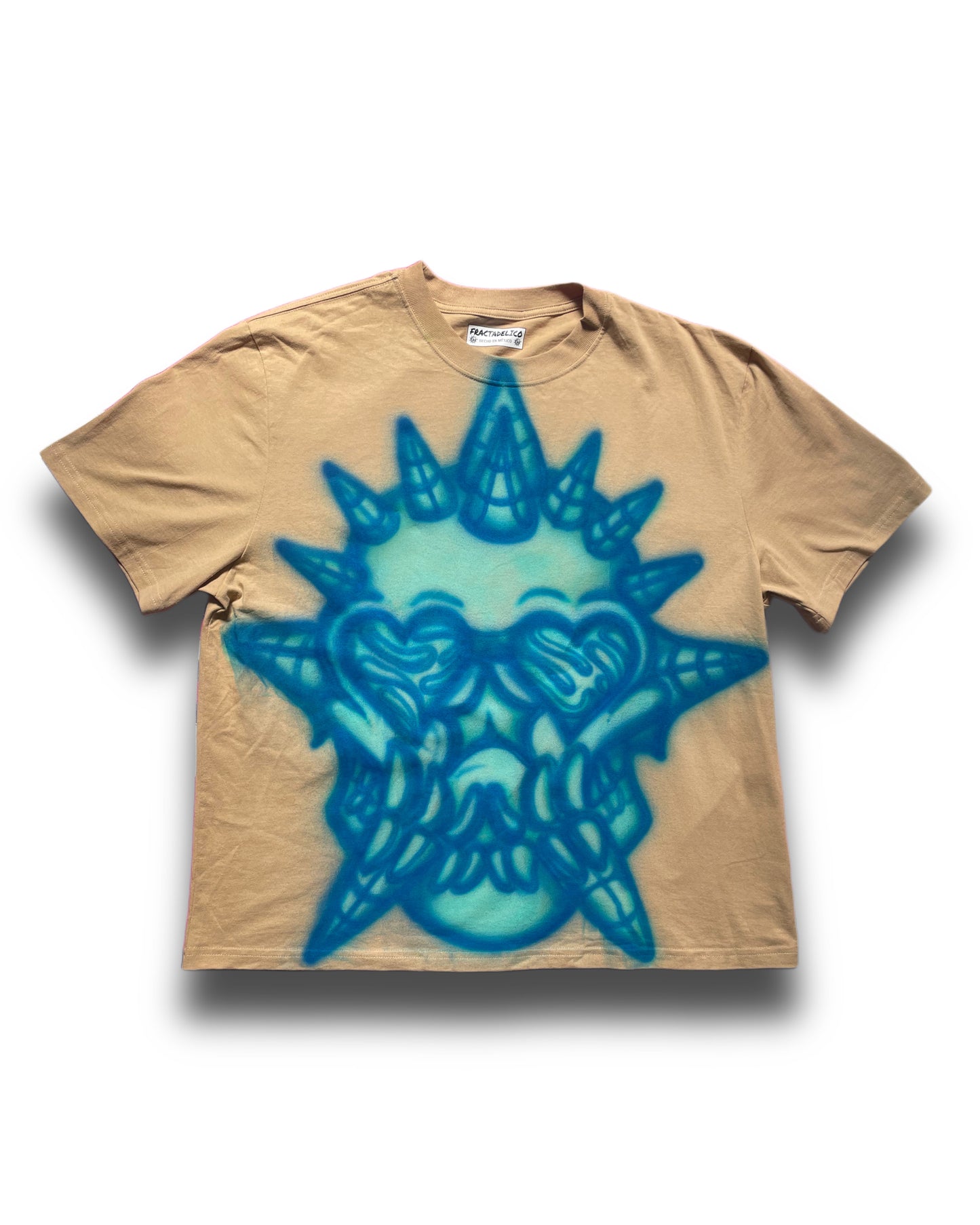 Playera cráneo fractadelico