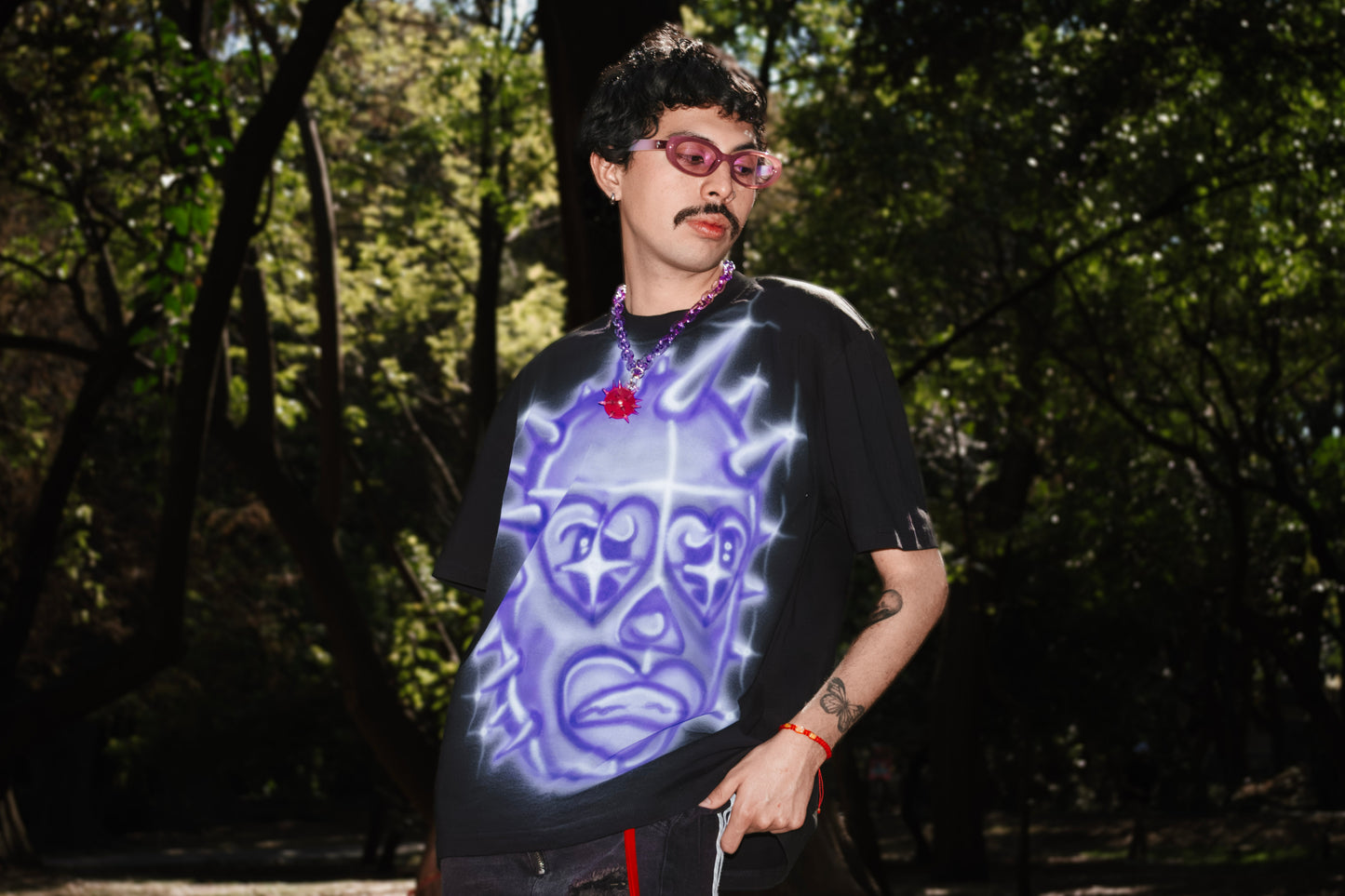 Playera Máscara Fractadelico