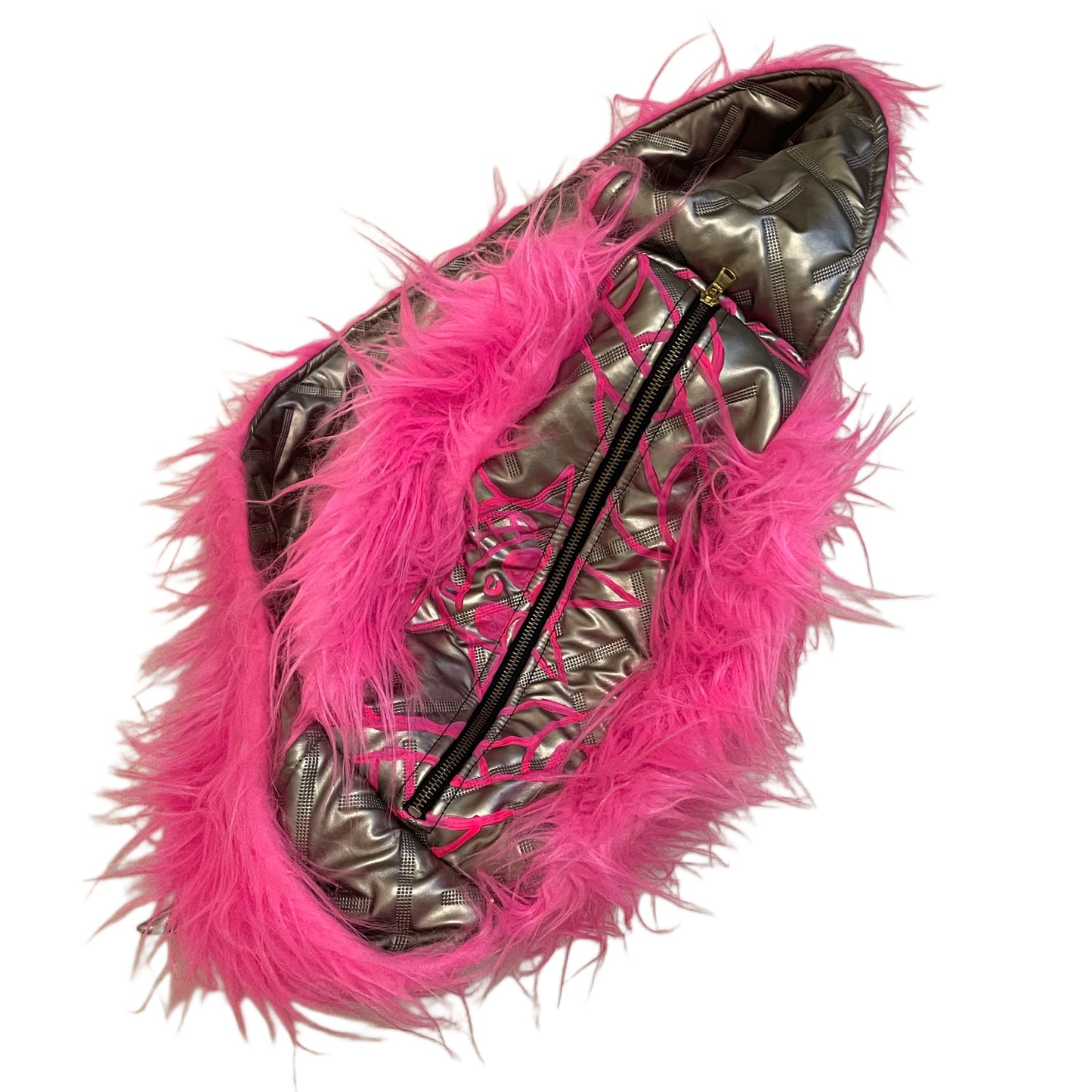 Bolso mochila Fractadelica de peluche